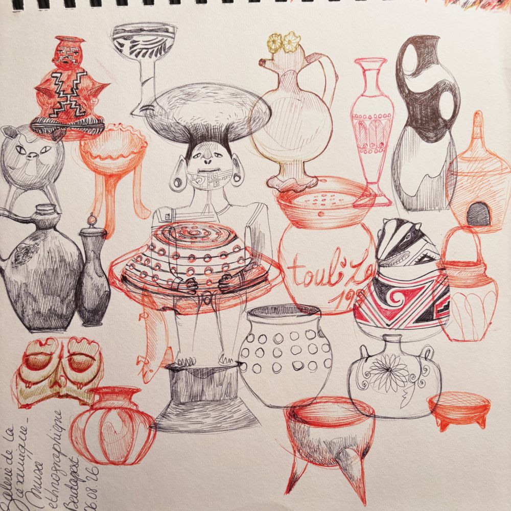Budapest_Musée ethnographique_Août 2026 / stylo bic