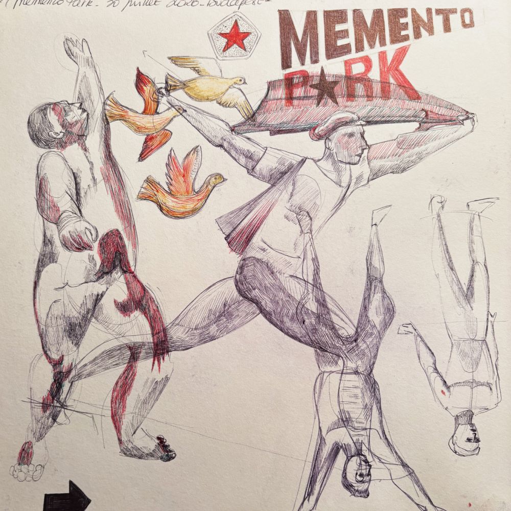 Budapest#2_Memento Park_Août 2026 / stylo bic