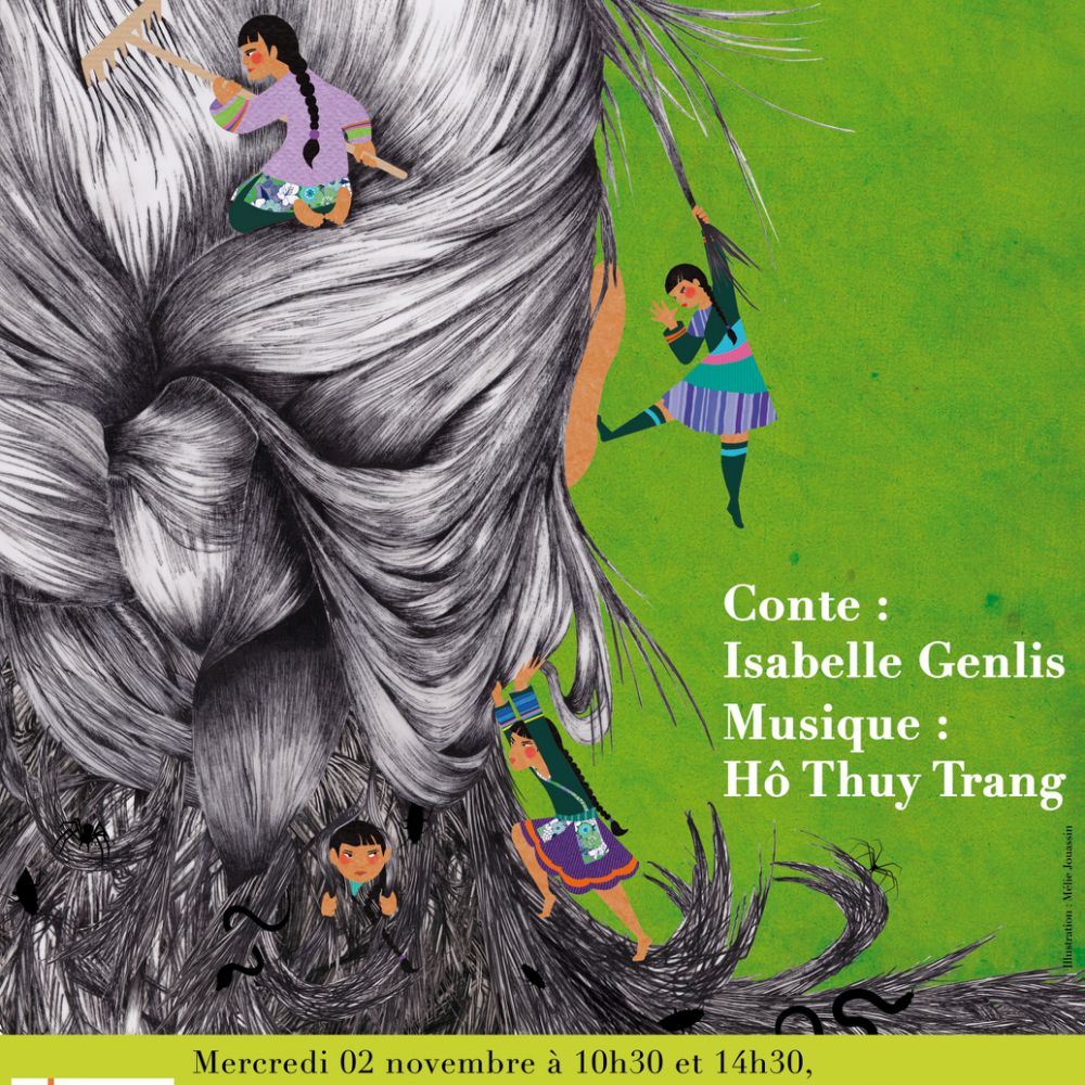 <i>La tresse de l'ogresse</i>, pour la conteuse Isabelle Genlis, 2016.